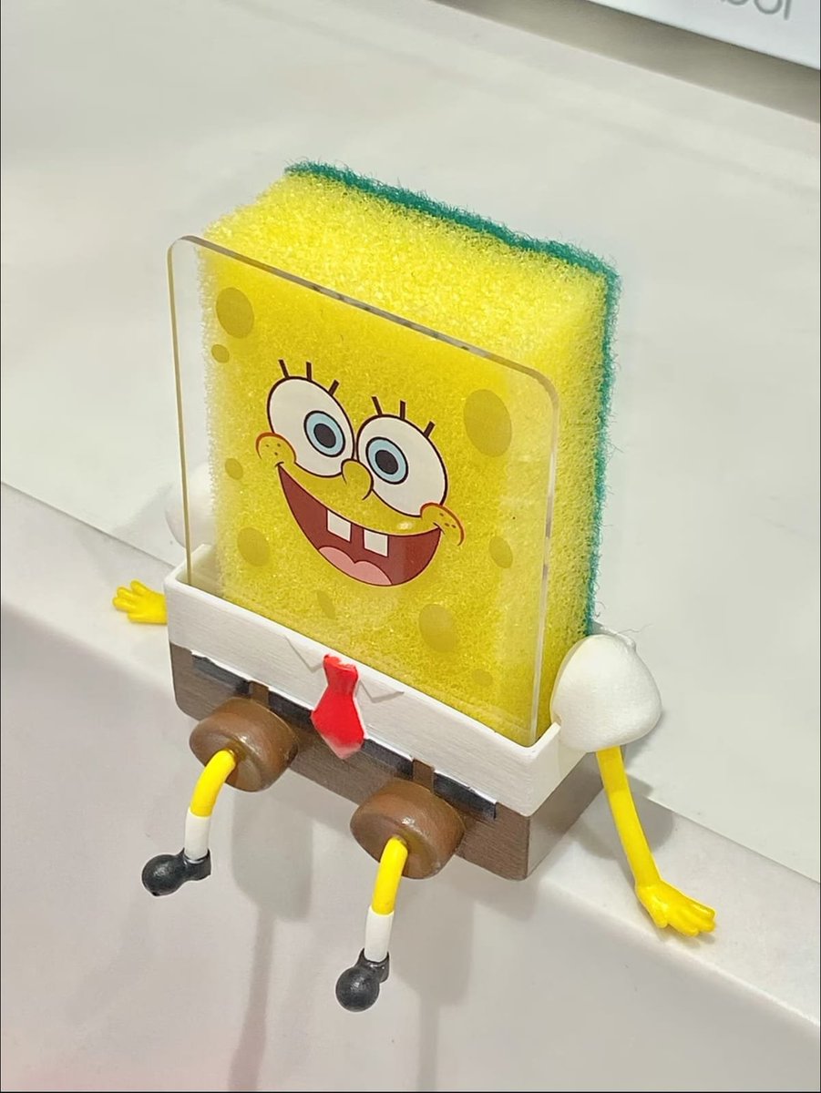 shallowspaces's tweet photo. KREATIF BANGET.... SPONSNYA AUTO JADI SPONGEBOB PAS DITARO DI WADAH INI 🤣 https://t.co/Yk3JNmObc6