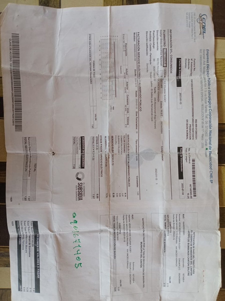 CarlosRoblesAl3's tweet photo. Señores por favor se solicita su ayuda urgente..... DOMICILIO SIN SERVICIO... NUM DE CEL PARA CONTACTO 0967509941... DESDE EL VIERNES SIN SERVICIO
@CNEL_EP https://t.co/VUlo9M5q4a