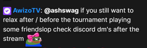 nervecution's tweet photo. aww awww awww... awizo in ash's chat https://t.co/jWvMcmZ4ur