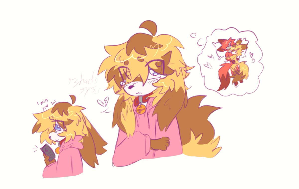 Shadssys's tweet photo. worst feeling of long distance is leaving after a meet up TwT #furryart #furry #fursonaart #fursona #furryartist https://t.co/hWEZ2pdgge
