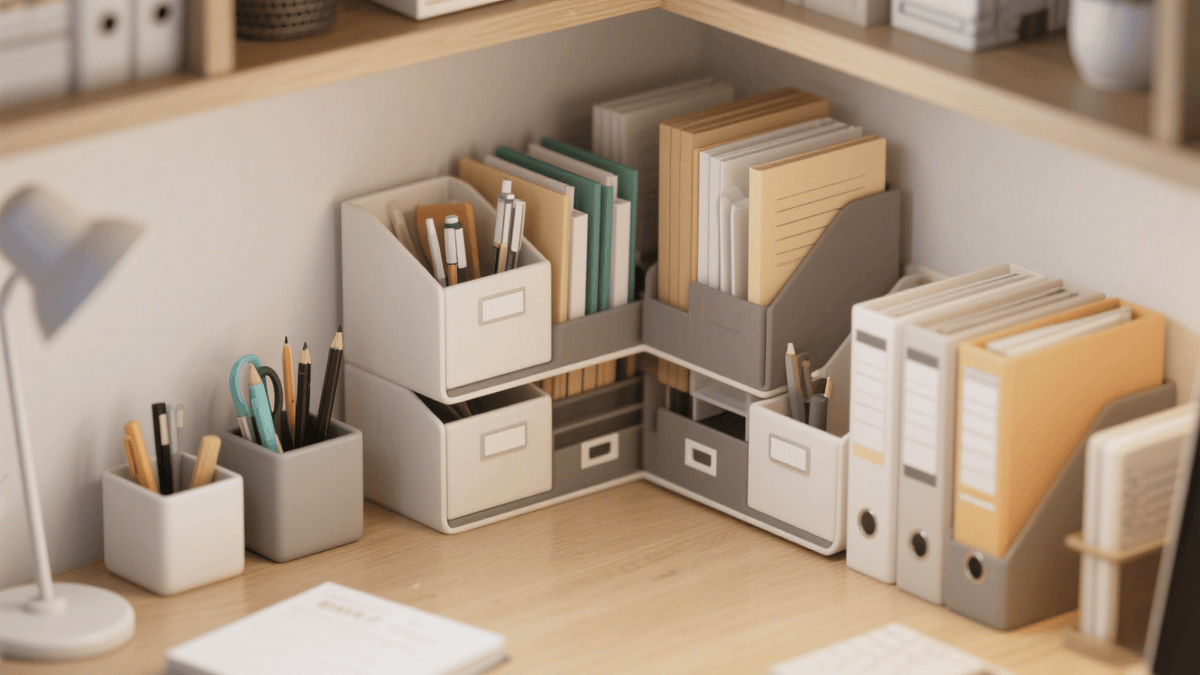 LesterHaroiyj2's tweet photo. My small desk upgrade this week: a portable plant, cute stationery set, and cable organizer. Now every workday feels fresh and tidy ， https://t.co/xch8auXpag