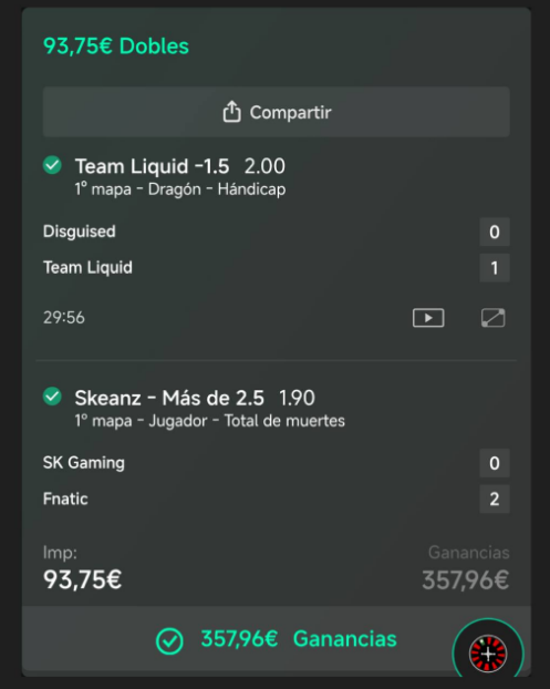 TreeEdgeGG's tweet photo. Agosto en el VIP volando 📈

Mes con varios verdes gordos:

🥇 @12.00 — Stake 0.25u · Combi LPL + LCK
🥈 @5.50 — Stake 0.25u · LCK
🥉 @3.80 — Stake 1u · Combi LCS + LEC
Y esto es solo un resumen de lo que hemos sacado dentro del VIP 👀 Cerramos la semana en +3u ✅

Ya está disponible el 2º VIP de agosto. Si quieres tener acceso a todos los picks, lives, análisis y combis, estas a tiempo

Además, sorteamos 5 plazas para el VIP entre todos los que acierten el ganador del GIANTX - Karmine Corp 👀

Quedan plazas, que no te lo cuenten 🔒