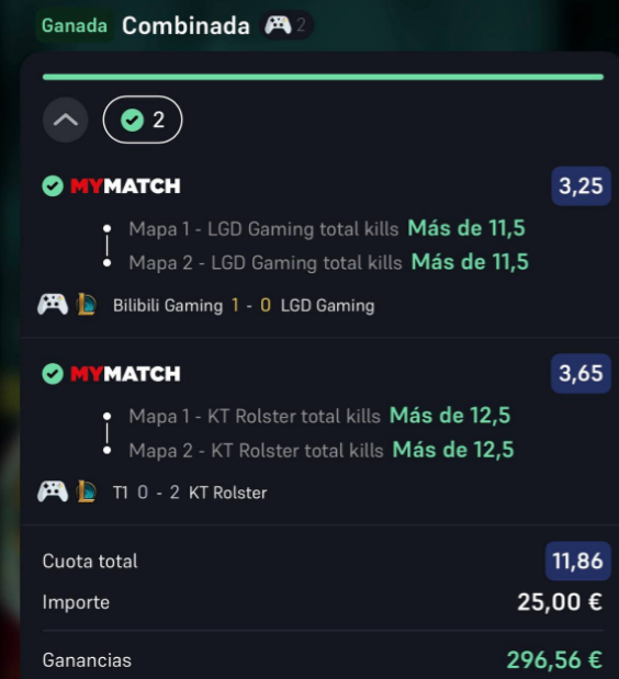 TreeEdgeGG's tweet photo. Agosto en el VIP volando 📈

Mes con varios verdes gordos:

🥇 @12.00 — Stake 0.25u · Combi LPL + LCK
🥈 @5.50 — Stake 0.25u · LCK
🥉 @3.80 — Stake 1u · Combi LCS + LEC
Y esto es solo un resumen de lo que hemos sacado dentro del VIP 👀 Cerramos la semana en +3u ✅

Ya está disponible el 2º VIP de agosto. Si quieres tener acceso a todos los picks, lives, análisis y combis, estas a tiempo

Además, sorteamos 5 plazas para el VIP entre todos los que acierten el ganador del GIANTX - Karmine Corp 👀

Quedan plazas, que no te lo cuenten 🔒