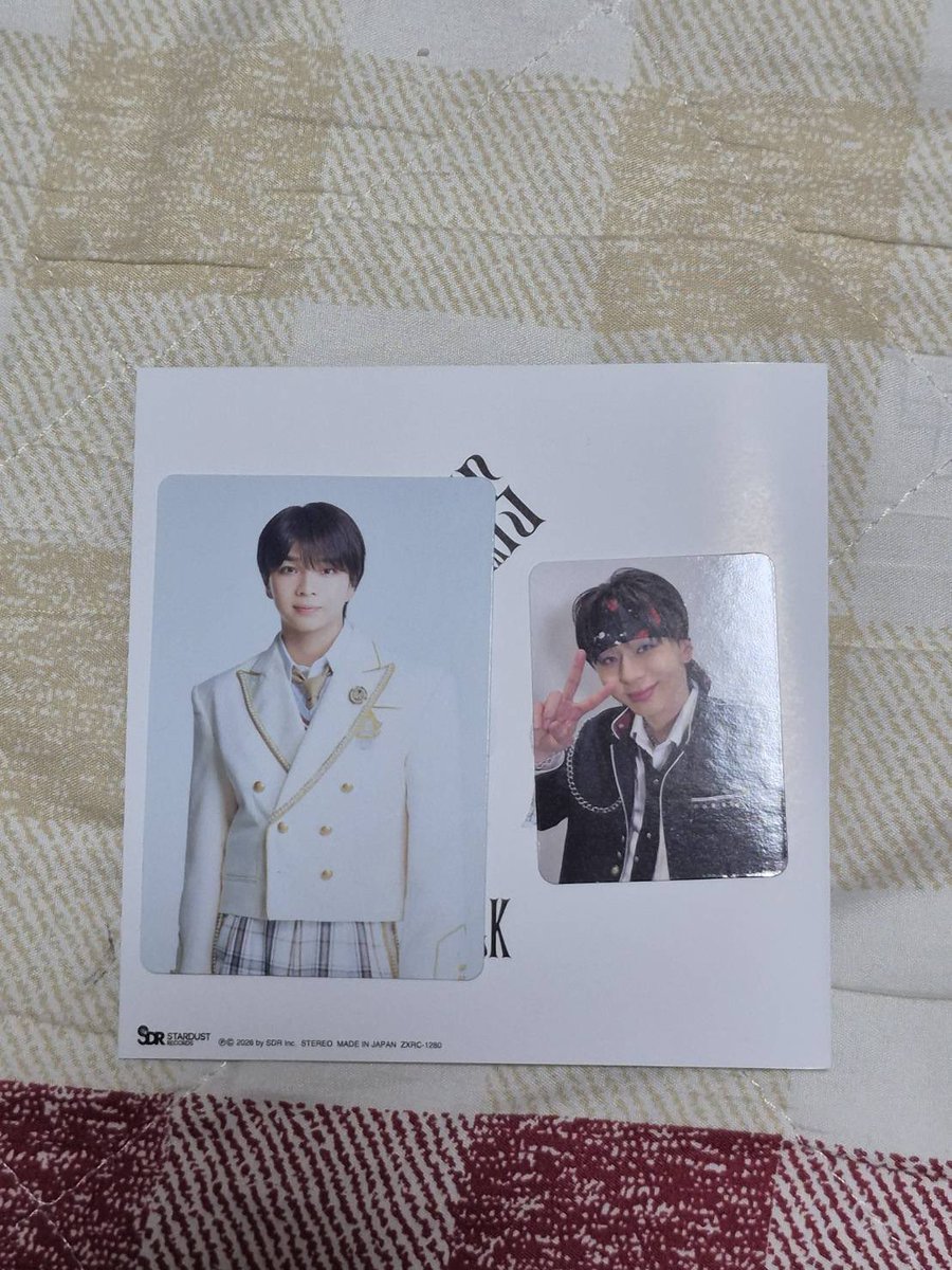 Ri_Ra_Fu_562's tweet photo. EBiDAN エビダン Yes! 東京 M!LK盤ミルクONE N' ONLY盤 ワンエン 封入 トレカ 交換

【譲】塩崎(大)、EIKU(小)

【求】佐野、HAYATO(異種検討)

大阪市内手渡し、郵送希望

難しいかと思いますがお心当たりの方よろしくお願いします。 https://t.co/jVGqPqJCk7