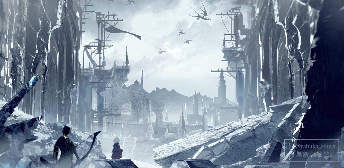 yabuka_shiwa's tweet photo. FF14　Ishgard https://t.co/iEfN3Y575G