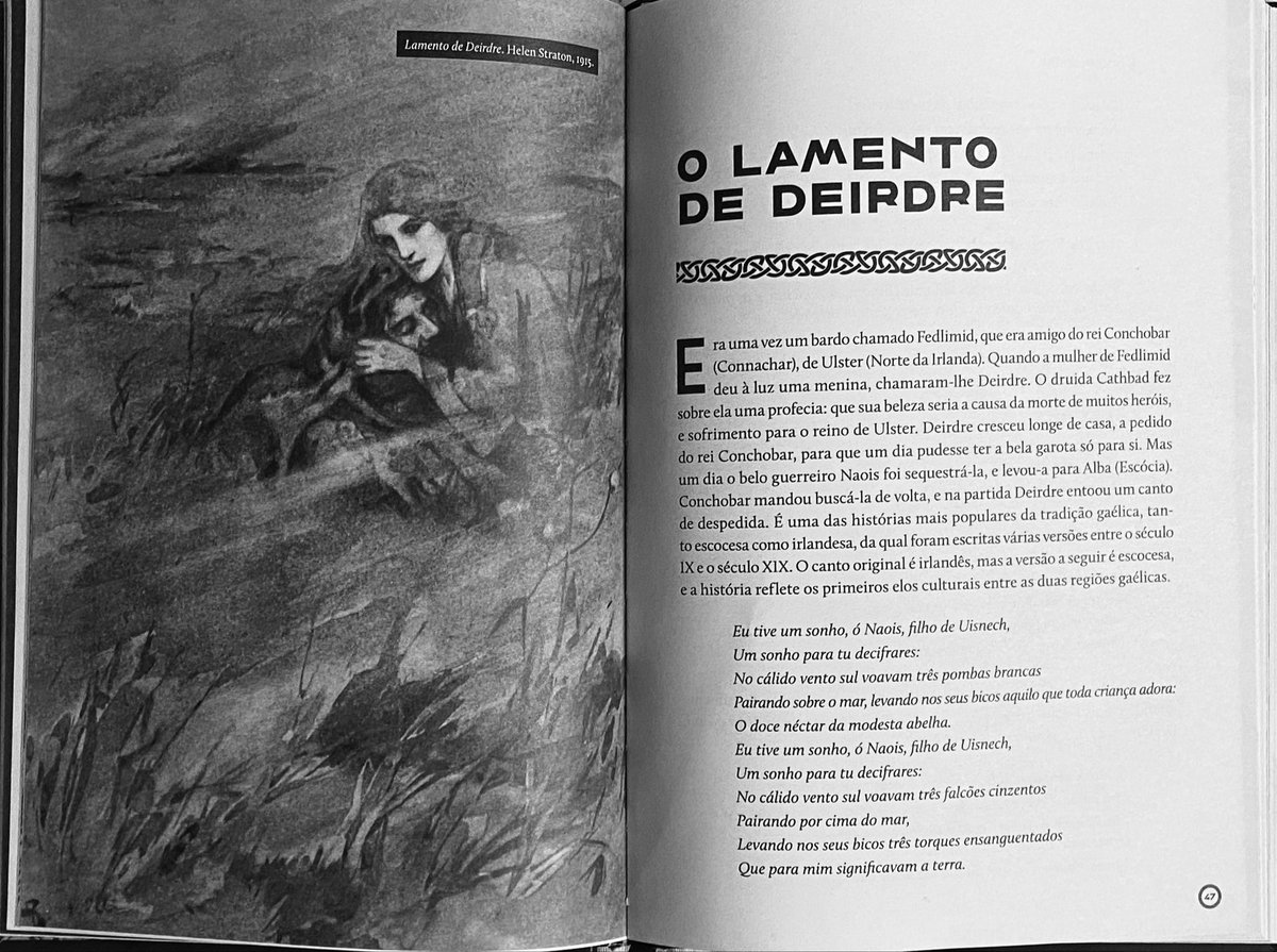 ciceswan's tweet photo. hoje revisitei a mitologia celta. estou apaixonada por esse livrinho. https://t.co/8VgSvPieex