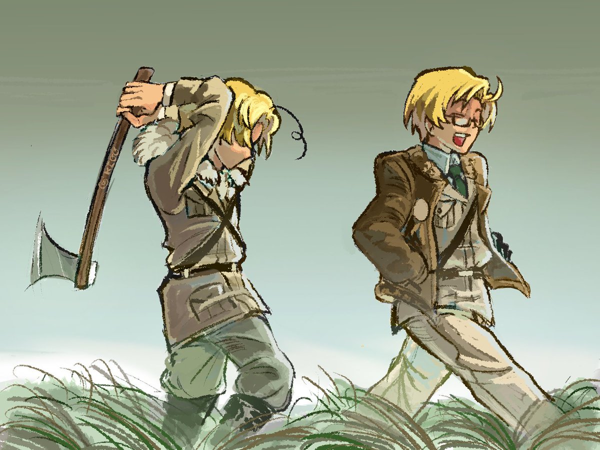 potatoxx_xo's tweet photo. Yo alfred watch out
 #hetalia #aphcanada #aphamerica https://t.co/VkcuSQTKho