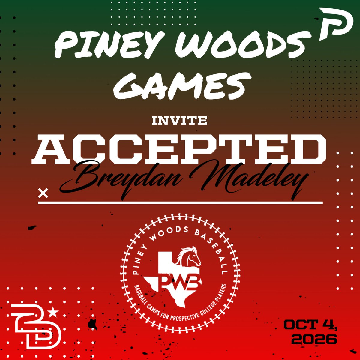 PWBCamps's tweet photo. Next Four ✅

@LukePolasek12 
@bland_2027 
@SamRoss2212 
@breydan_madeley 

A couple dynamic two way guys, smooth infielder and a southpaw! 

#PWBCamps https://t.co/UJB80PiQnn