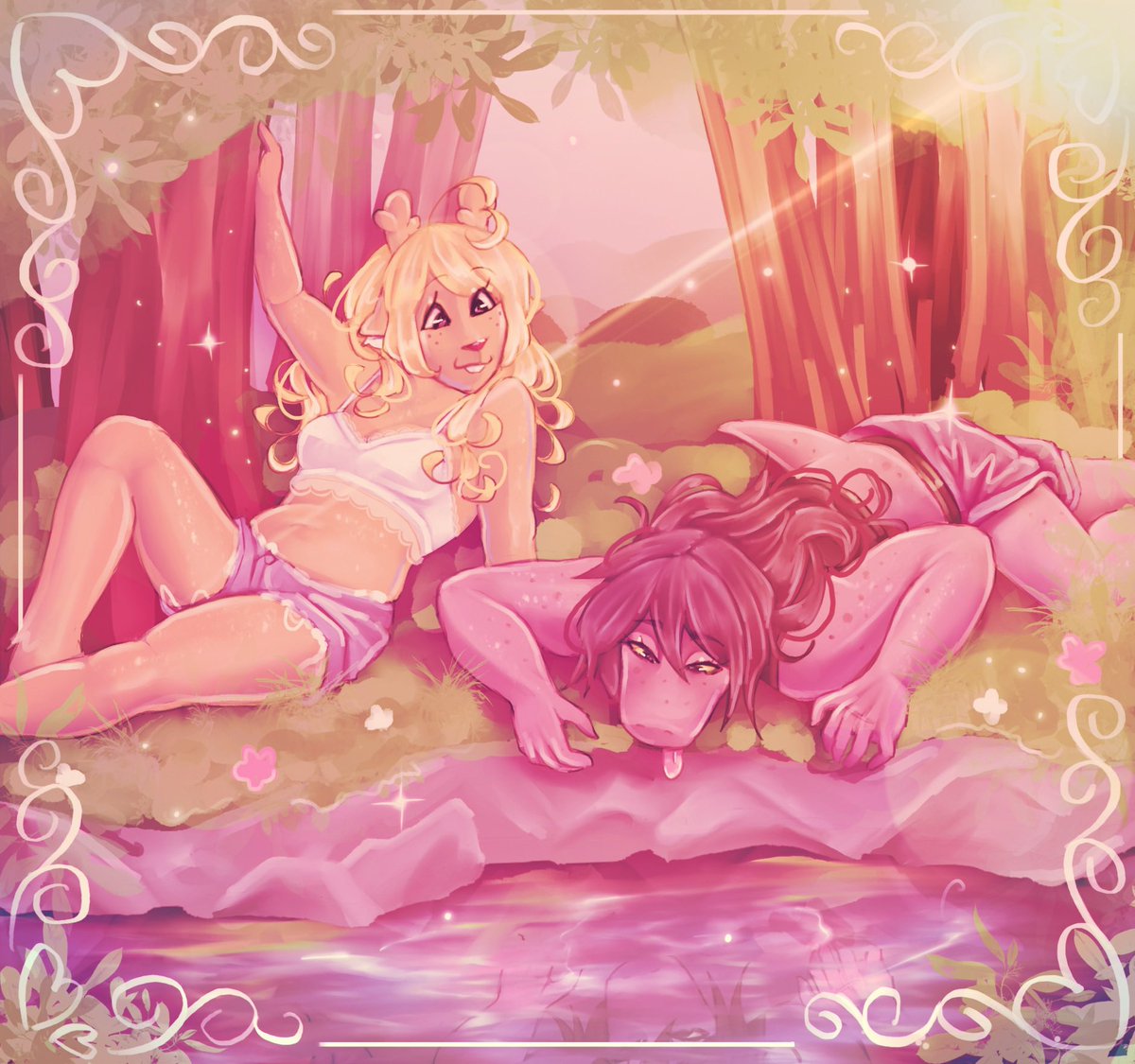 sugarlover1225's tweet photo. Suselle redrawn from a painting https://t.co/VF5XbINEKt