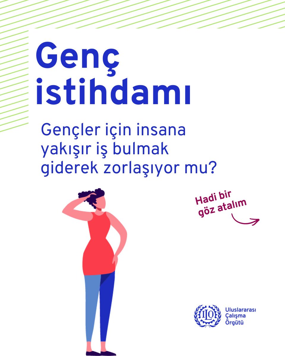 iloankara's tweet photo. Genç işsizliği yeniden yükselişte. Ekonomik  kapasitesinin zayıflaması ve işgücü piyasalarının dönüşmesiyle birlikte, giderek daha fazla genç insana yakışır işe erişimde güçlük yaşıyor. Küresel Gençlik İstihdam Eğilimleri 2026 raporu için 👉🔗https://t.co/l2dneVQQQU https://t.co/0rES1Fr558