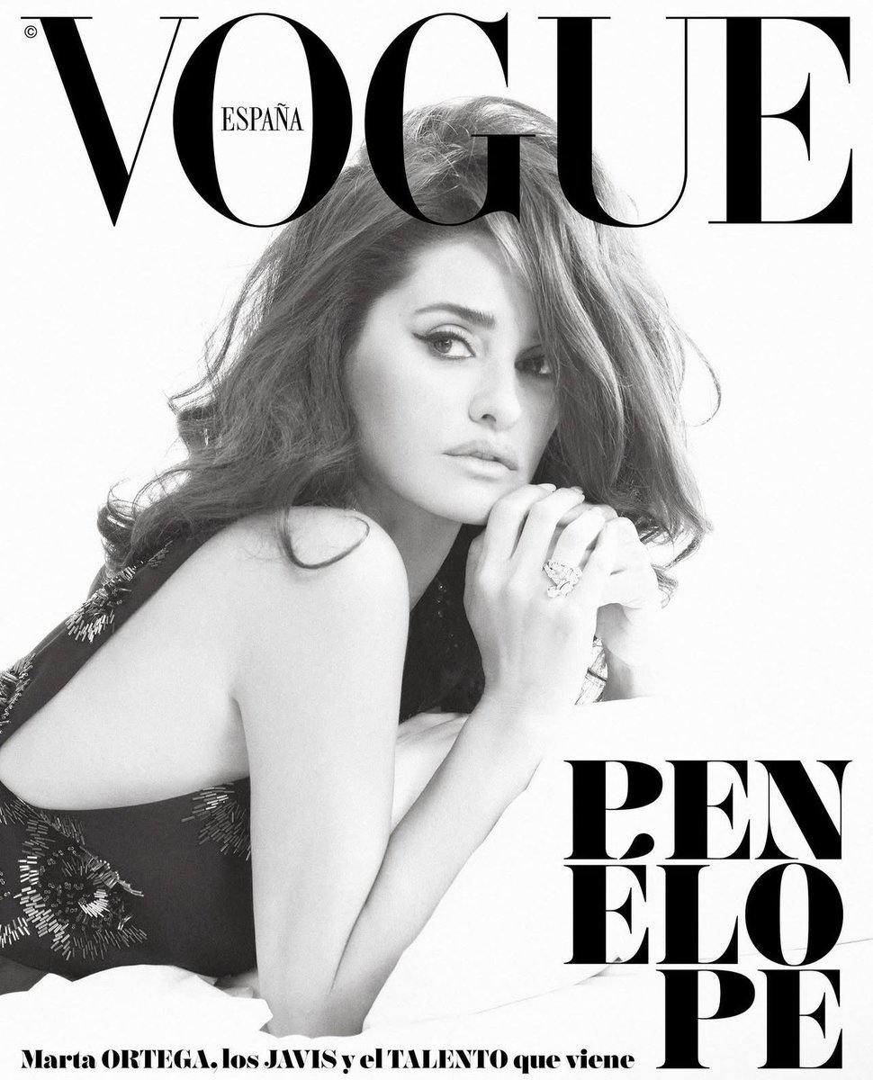 LegendaryLade's tweet photo. Actress Penelope Cruz covers Vogue España Sept 2026 Issue!🖤

Photographed by Sean+Seng.
Styled by Eniola Dare. https://t.co/oH2icJ1Xju