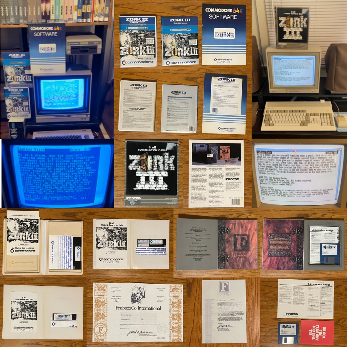 CharlesHawn66's tweet photo. Zork III was released 44 years ago today on Aug 18, 1982. Written by Marc Blank and Dave Lebling, the authors of Zork I & II. It was #Infocom's 4th game. In Zork III you have to confront the DUNGEON MASTER. More traps to avoid, and more tricks to find out. #C64 #Commodore64 https://t.co/d9lwcv81eZ