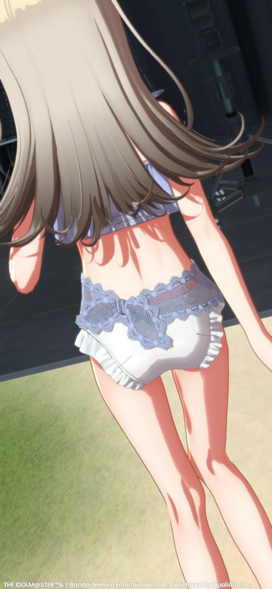 AmakiSeira's tweet photo. 学マス１ミリも知らないんだけど
新衣装の水着がおむつに見えるって評判（？）だったから始めてみた

どこがって言われると言語化難しいんだけど
たしかに見える

なんていうか
その

下品なんですが…

(՞˶o̴̶̷̥᷄  ̫ o̴̶̷̥᷅˶՞)フッ…！ https://t.co/lcKtPd9hyw