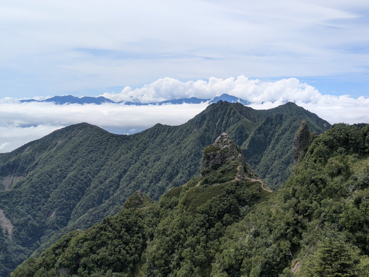 kerela9ma's tweet photo. 真教寺尾根↑県界尾根↓で赤岳へ⛰️鬱蒼とした木々を抜けると荒々しい八ヶ岳が待ってました⛰️富士山、奥秩父山塊、南アルを愛でながら歩ける楽しいルートでした⛰️ https://t.co/lIzXZ4ye6c