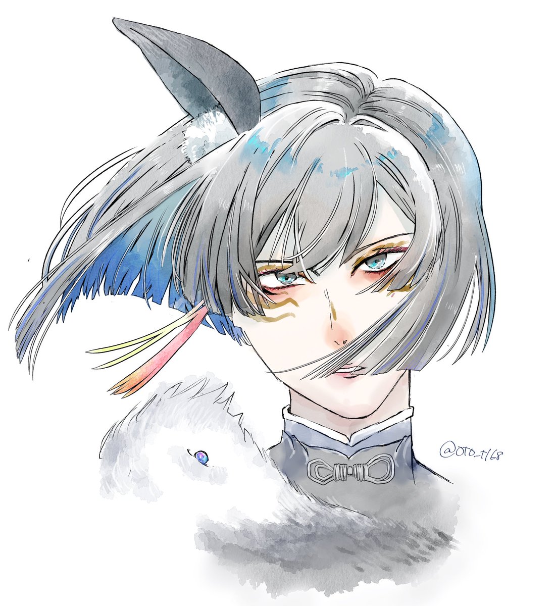 oto_t168's tweet photo. 狐ヶ崎🎨 https://t.co/ITf4aGyS6u