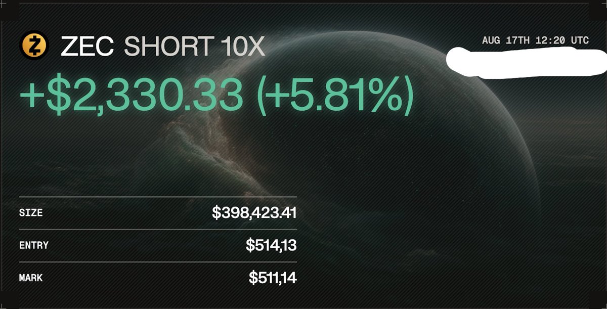 notyourkeys_'s tweet photo. $ZEC GIVEAWAY 🎁

No matter what happens with this trade, I’m giving away $100:

10 people × $10 each.

To enter:

1. Follow me
2. Like this post
3. Retweet
4. Comment your $ZEC target 👇

BUT… 📣

If $ZEC dumps to $410 and I’m still in the position:
I’LL MAKE IT A $1,000 GIVEAWAY. 💰

10 people × $100 each.

Now to the trade:

I’ll keep the SL very tight because it’s still possible the market pumps even though I don’t believe it will.

Where are the $ZEC worshippers? 👀

Are we going straight to $1,000 in a one-minute candle, or will the market finally bless me with the dump?

Current SL: $530

Either I lose around $12,000, or I make around $80,000 if $ZEC reaches $410.

That’s the R/R I’m willing to take.

I’ll move the SL to break-even once the trade is sufficiently in profit ✔️

If the Professor gets paid, the Army gets paid too. 🫡

Now SMASH the comments section and pump this tweet like crazy 🔥