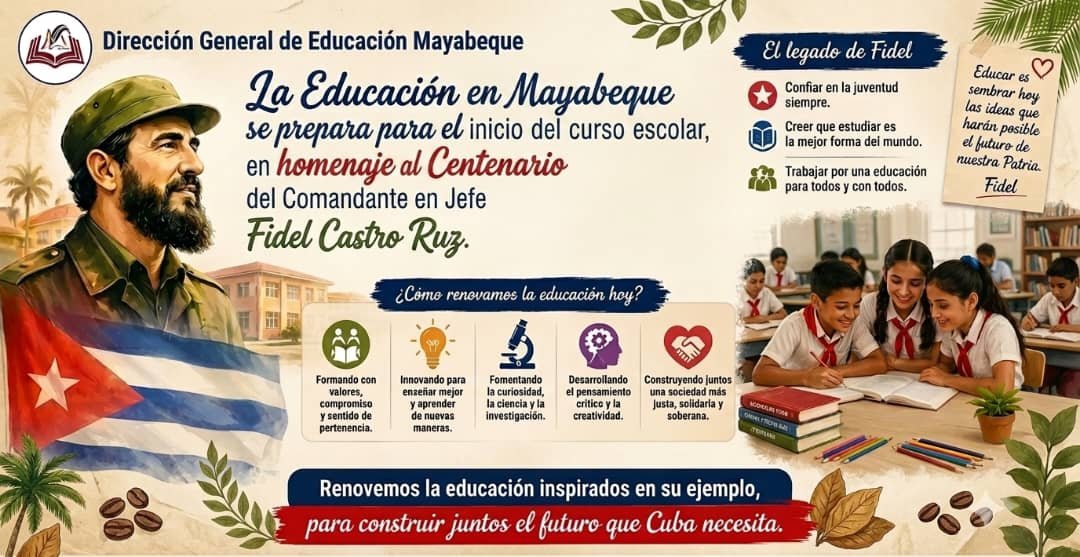 epleninbat's tweet photo. Ya estamos listos para iniciar el curso escolar 2026-2027#EducacionBatabano#Mayabeque https://t.co/Gnru9fJnnG