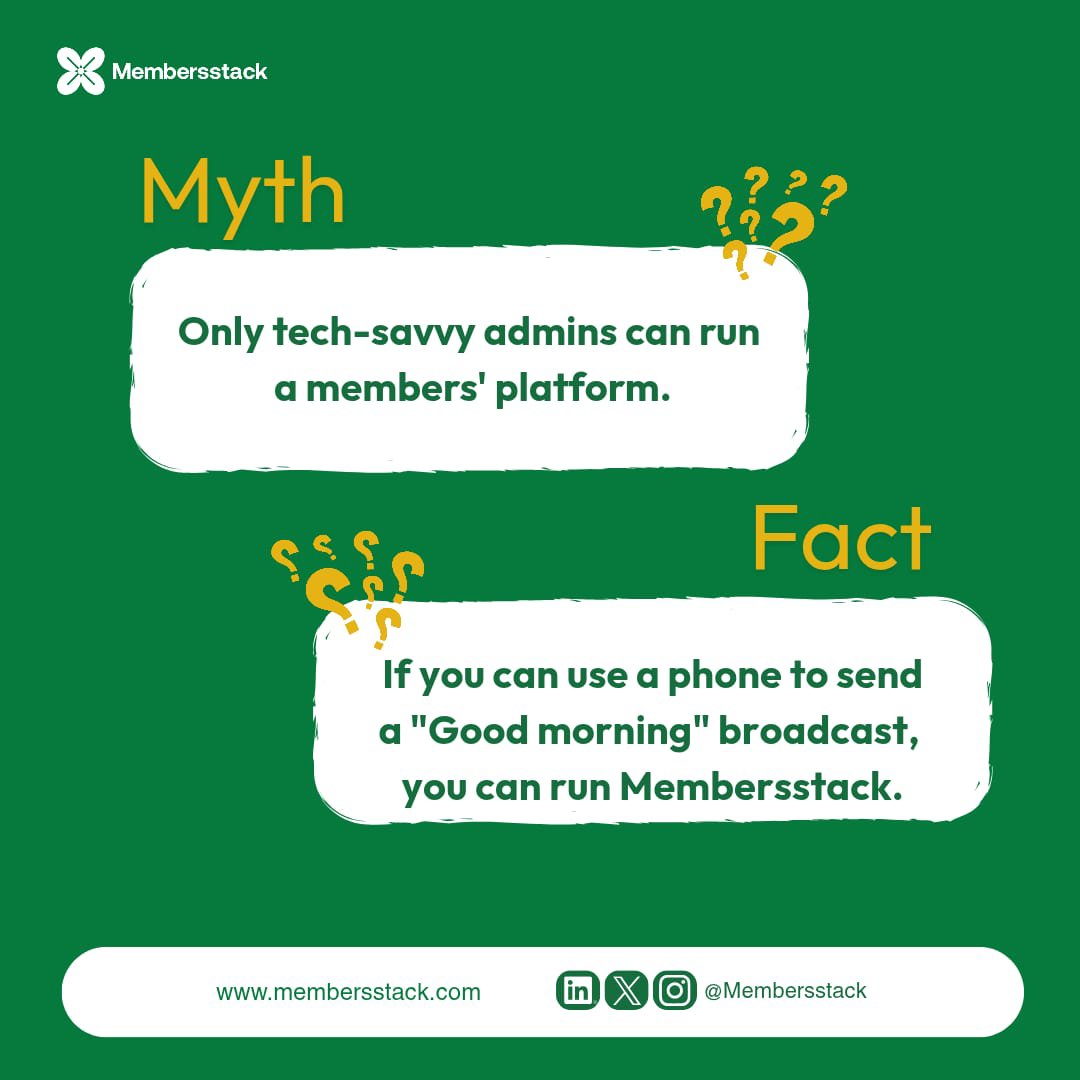 membersstack's tweet photo. If “Good morning, everyone!” is within your skill set, congratulations, you’re qualified! 

Memberstack makes managing your members simple enough for everyday use. 

Visit https://t.co/ApIYjc0dxX to get started. 

#MembershipSoftware
#Membersstack
#Nigeria
#Africa https://t.co/ERInWmx7HH