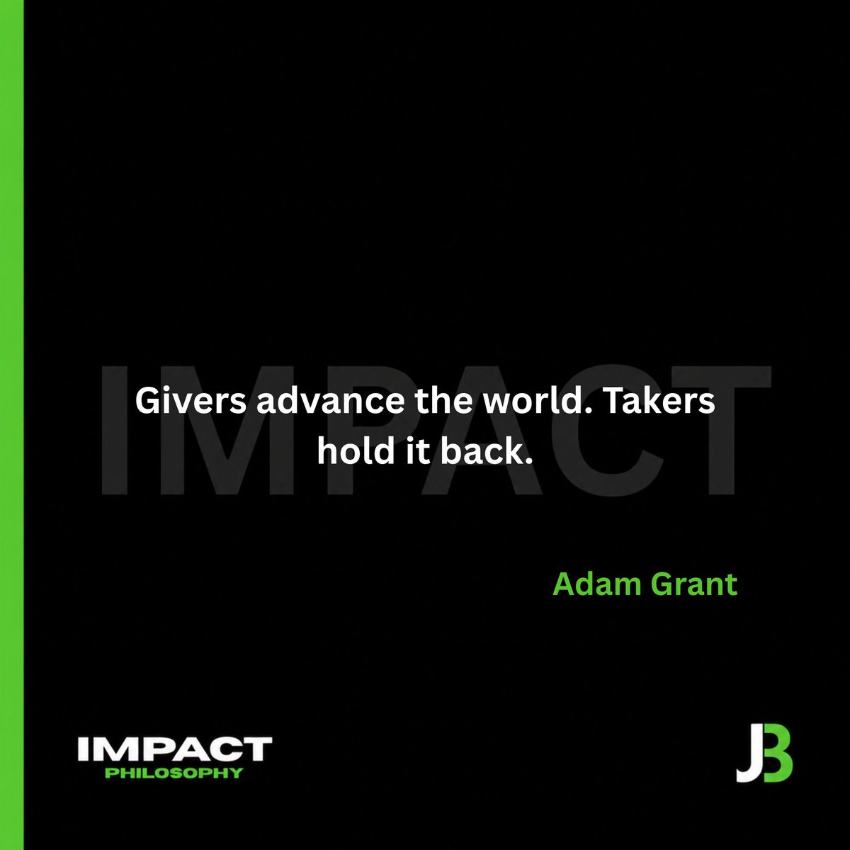 jeffbrauninc's tweet photo. Give without scoreboard. The takers will out-grab you in the short term and out-fail you in the long one. Generosity is a strategy with patience.
#GiveFirst #Generosity #NetworkByDesign #IMPACTPhilosophy #PerformanceWithoutBurnout https://t.co/UapijuOjQQ