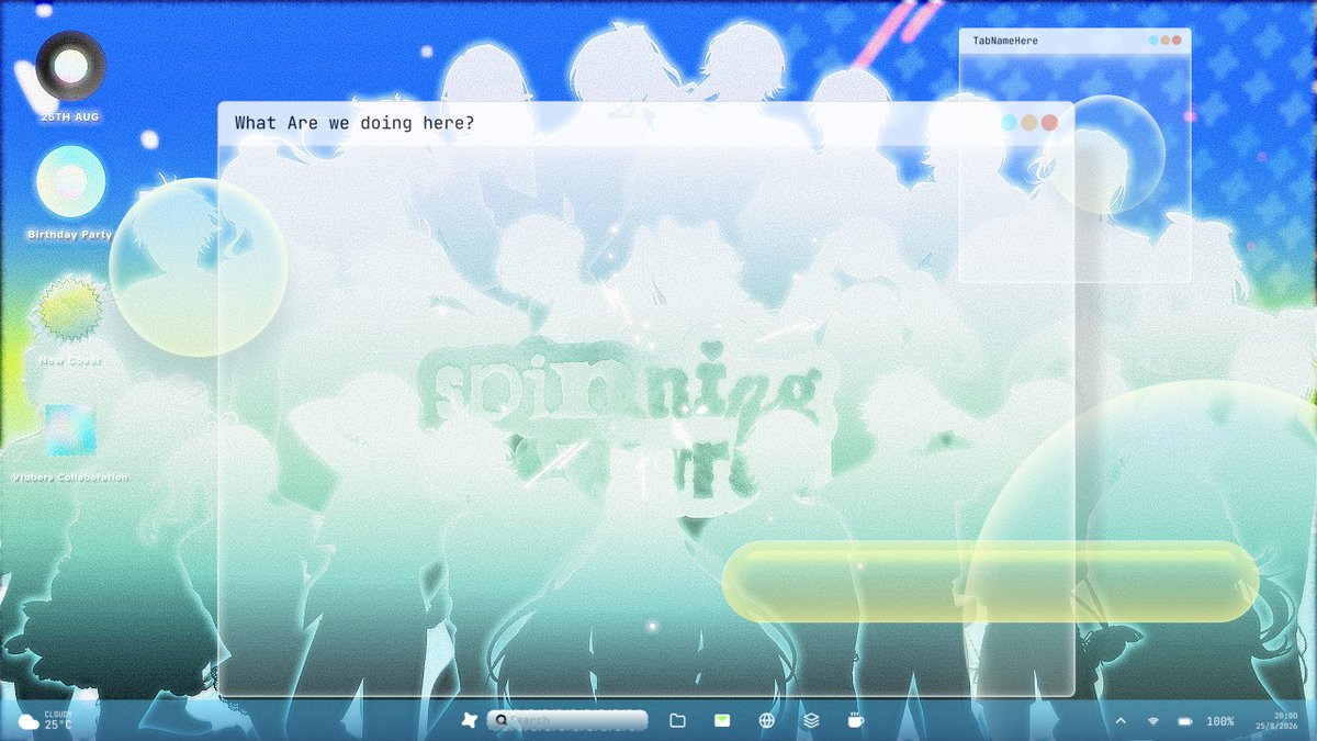 Supeacha_Vtuber's tweet photo. หน้าจอ destop ย้อนไปยุคฮิฮ่ามากกก
ว่าแต่ ทำไมคนมันแน่น ๆ จังเลยน้าาา 🦢🌏🔁⏯️✨✨ https://t.co/9rM3VAgtqs