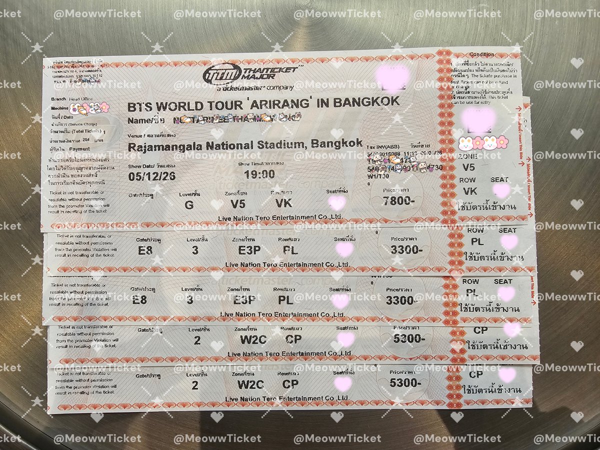 MeowwTicket's tweet photo. รับคิวงาน #BTS_WORLDTOUR_BANGKOK รอบที่นั่งจำกัดการมองเห็น

รายละเอียดในฟอร์มหากยอมรับเงื่อนไขสามารถกรอกและส่งฟอร์มได้เลยสุ่มจากฟอร์มที่กรอกน้า 🙏🏻

https://t.co/hZztXe6Giq

 #BTS_WORLDTOUR_ARIRANG_BANGKOK https://t.co/OA0txW73Xr
