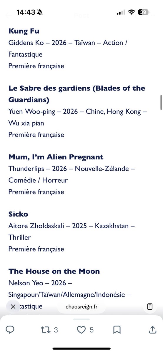 HkCine's tweet photo. Amis parisiens et parisiennes, @etrangefestival va diffuser le controversé School on Fire de Ringon Lam pour la 1ère fois en 4K en France. 

Seront également projetés Prison Fire 1&amp;2 et Blade of the Guardians de Yuen Woo Ping ! https://t.co/LB2030IrWE
