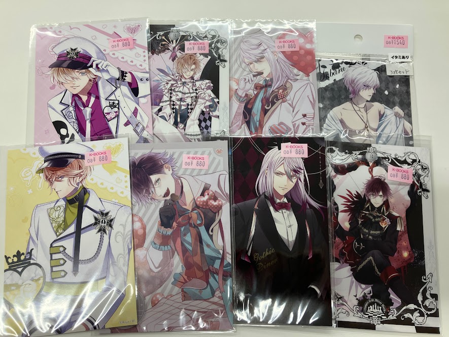 入荷情報】 「DIABOLIK LOVERS」カード、アクリルスタンドなど入荷