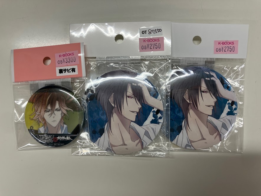 入荷情報】 「DIABOLIK LOVERS」カード、アクリルスタンドなど入荷