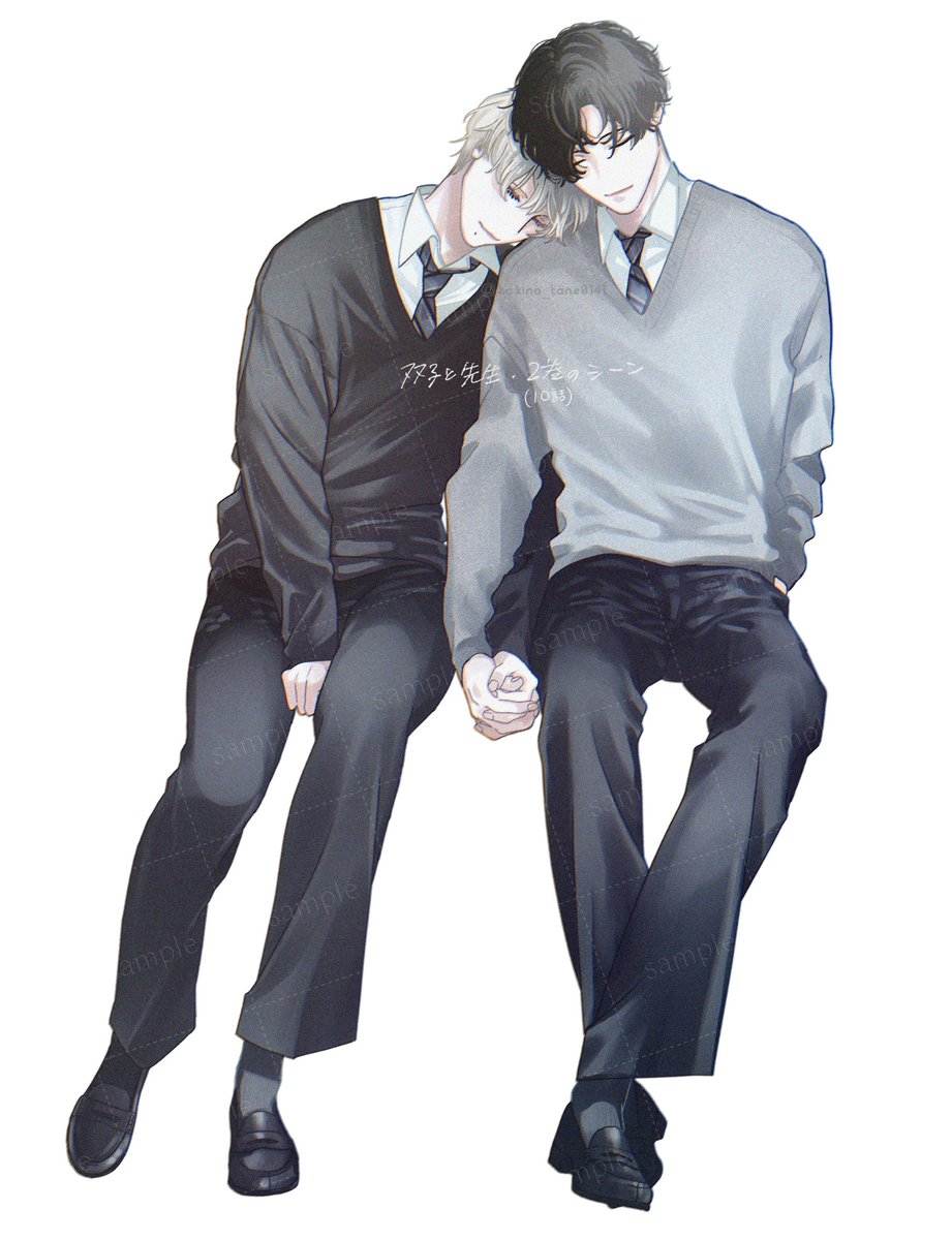 kakino_tane0141's tweet photo. 去年くらいに描いてたとりうさ　#双子と先生 https://t.co/S0wn4kVu8k