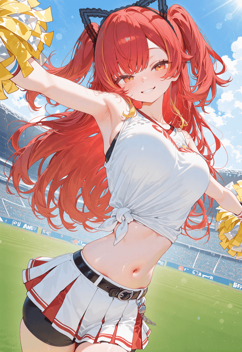 holly0704_aiart's tweet photo. 猫汰つな / 白波らむね
チアガール
#AIイラスト https://t.co/QpbFkVIO75