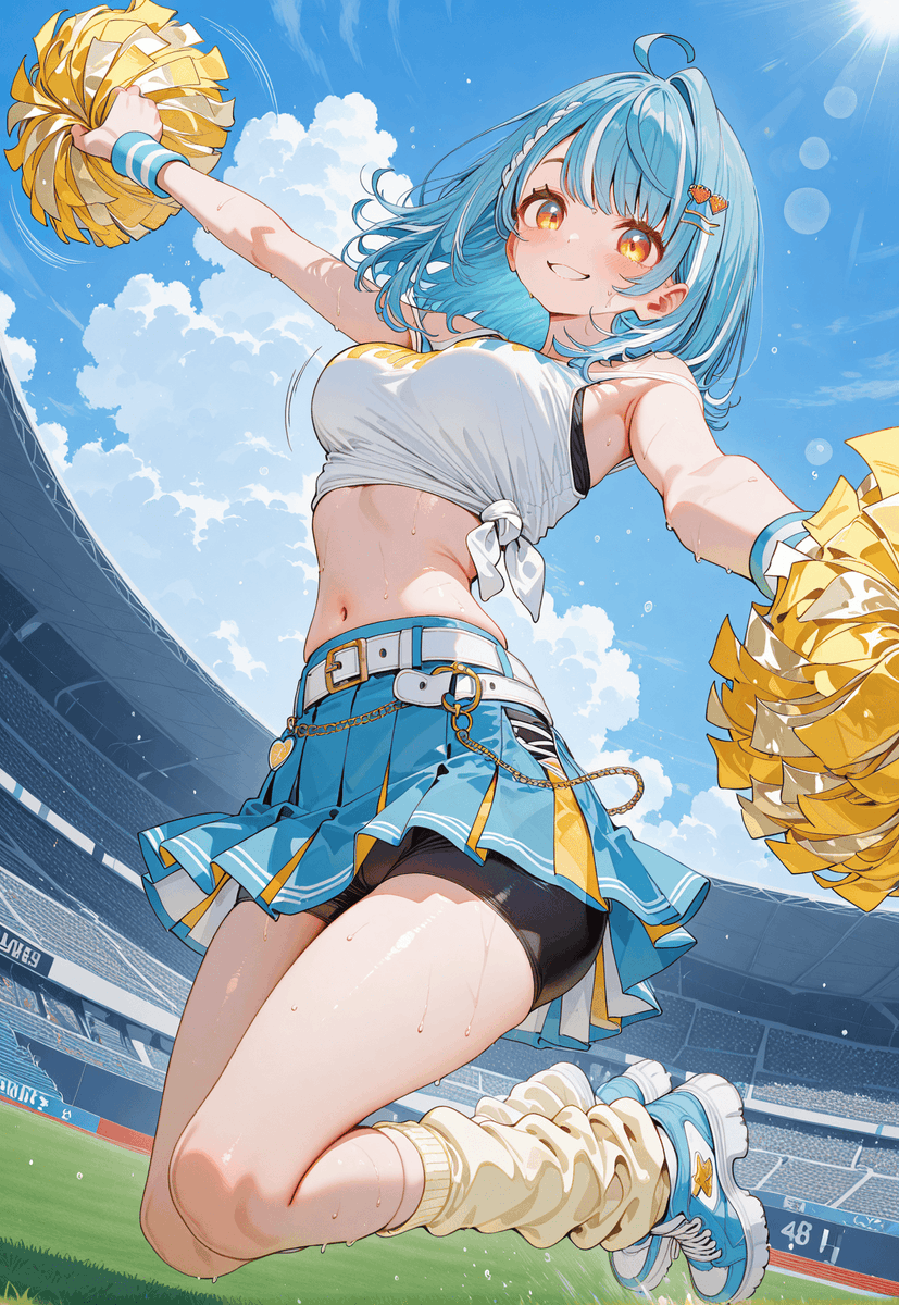 holly0704_aiart's tweet photo. 猫汰つな / 白波らむね
チアガール
#AIイラスト https://t.co/QpbFkVIO75