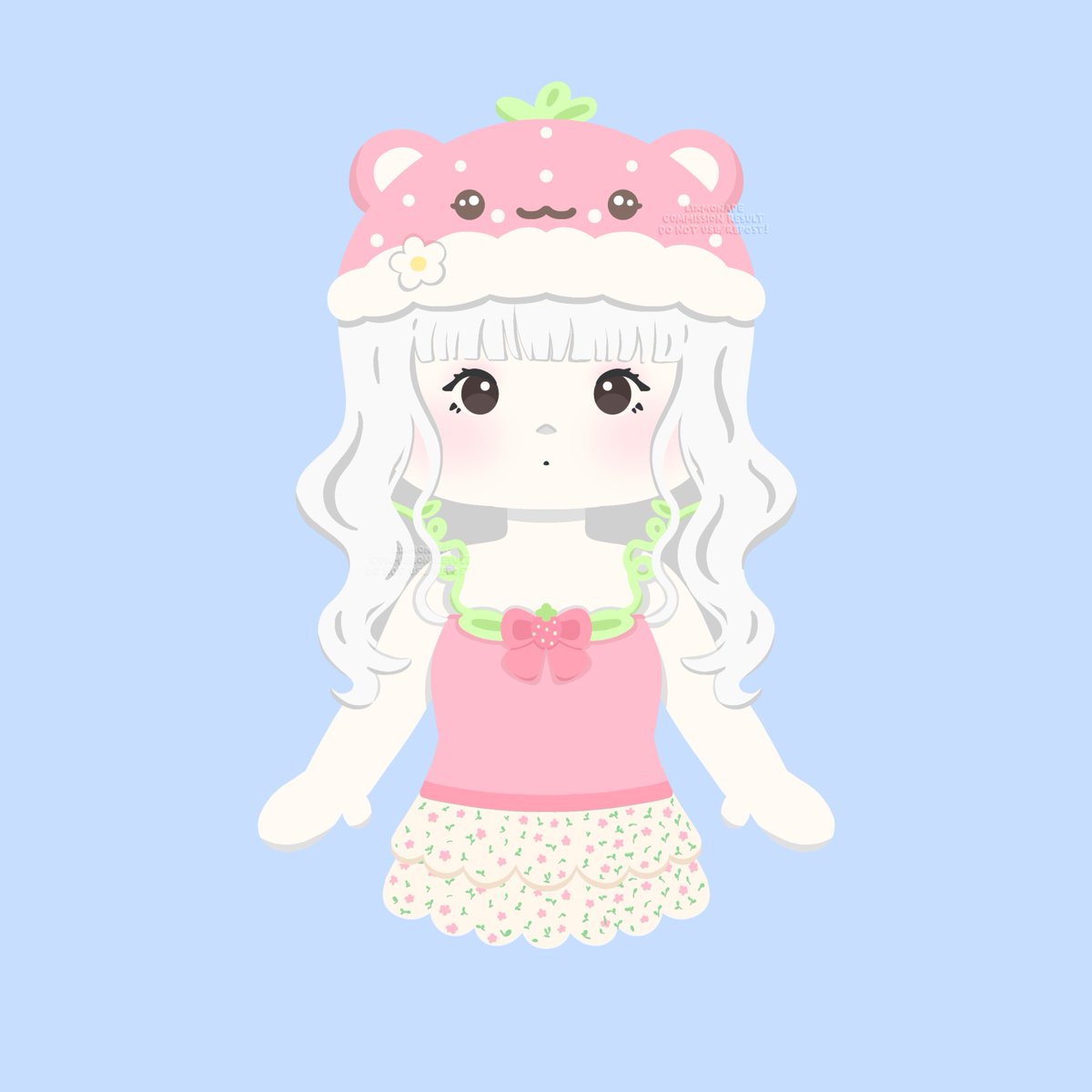 lixmonade's tweet photo. hasil commis avatar roblox 🍓 

commission masih open yaa~ terima jasa desain/gambar/ilustrasi/komis chibi dan pet. bisa untuk hadiah, profile photo, cetak freebies konser/event, dll. buat yang minat boleh langsung hubungi aku lewat DM atau WA yaa (link ada di bio) 💌 https://t.co/XEKFeDULJO