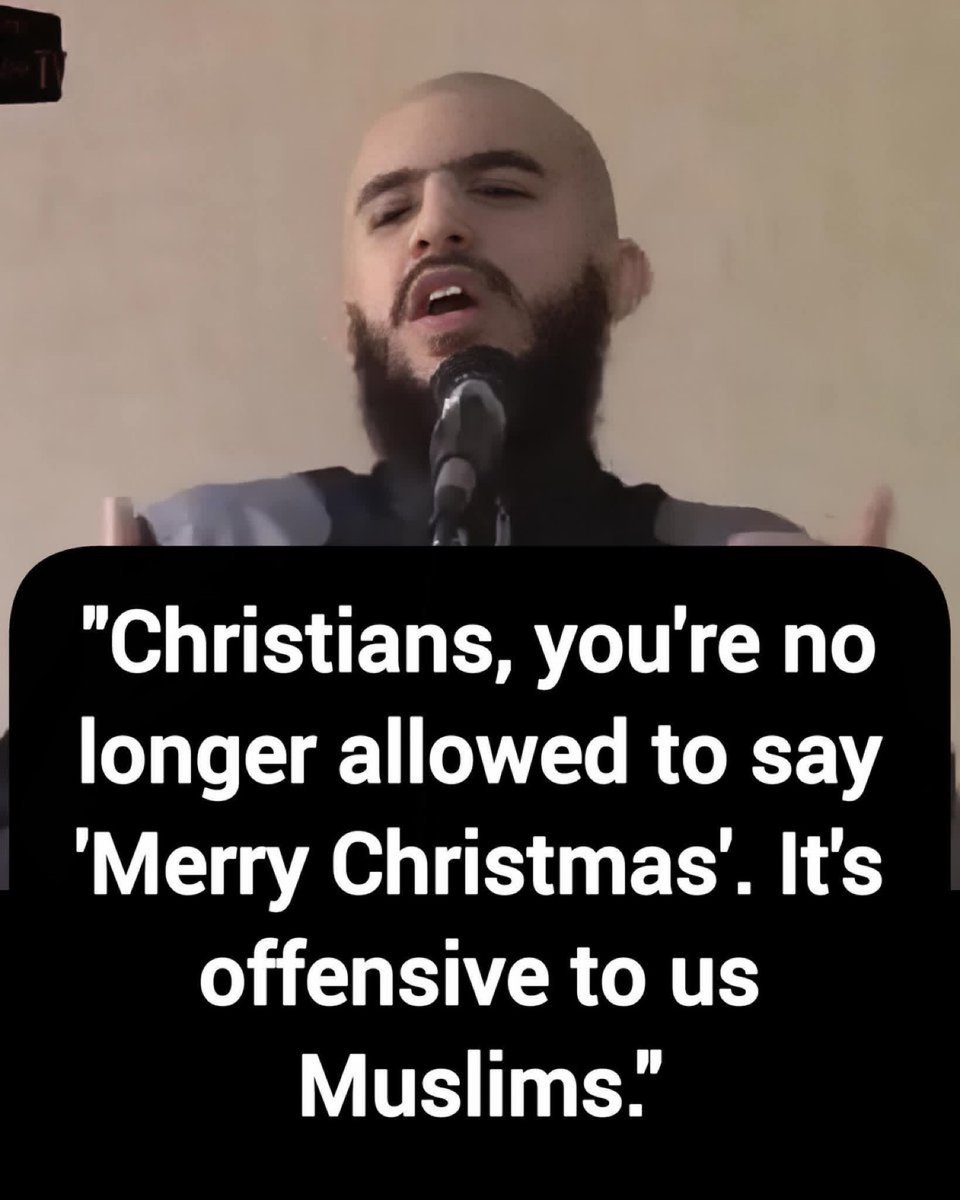 AmericaRecharge's tweet photo. Do you think statement of Muslims is acceptable??

A) Yes 🟢 

B) No 🔴 https://t.co/gc507yOIhj