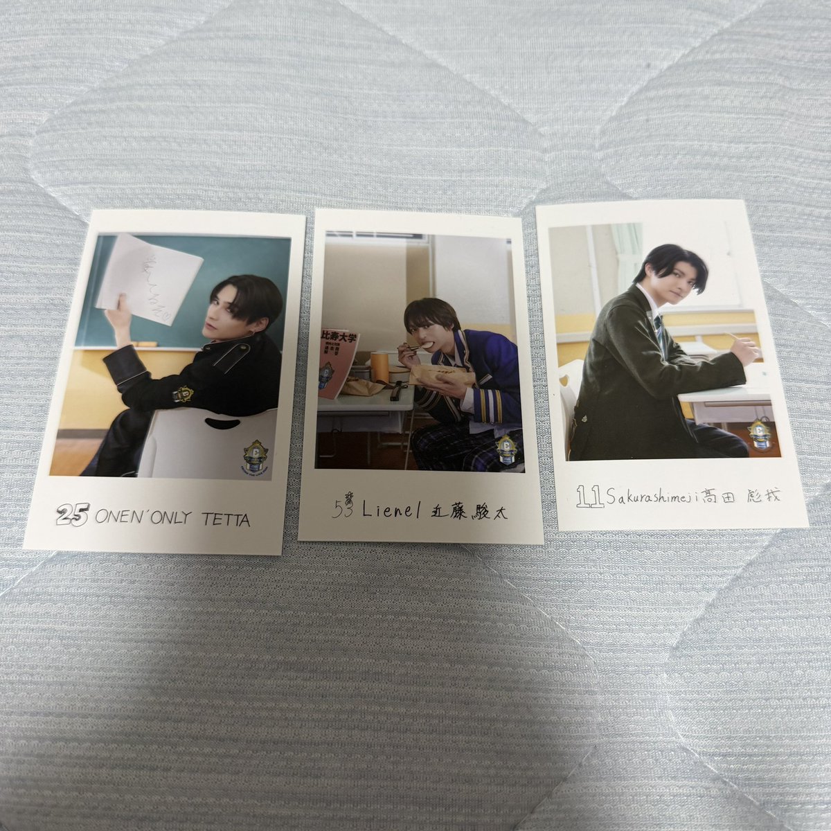 tunachicke's tweet photo. EBiDAN THE LIVE 2026 エビライ 交換 ミニフォト 隣の席セットランダム 学生証 トレカ Yes!東京 

【譲】画像

【求】山中（後以外）

郵送希望です。
心当たりのある方お声がけお待ちしております🙇‍♀️ https://t.co/LGq641rRpT