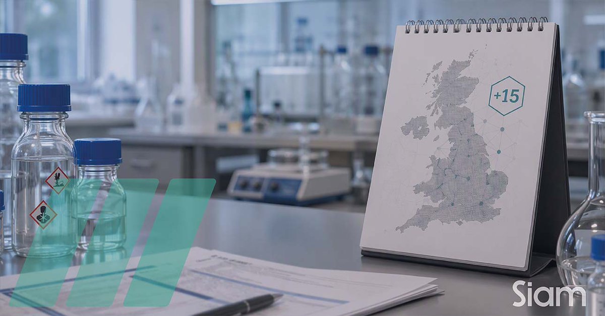 SdBsoftware's tweet photo. UK REACH nimmt 15 neue SVHC in die britische REACH-Kandidatenliste auf https://t.co/gwsdn7h6zW Bild: Siam #UKREACH #HealthandSafetyExecutive #HSE #SVHC #Kandidatenliste #krebserzeugend #reproduktionstoxisch #ComplianceVerpflichtungen #AnhangXIV #Sicherheitsdatenblätter https://t.co/OA3pcsIdEM