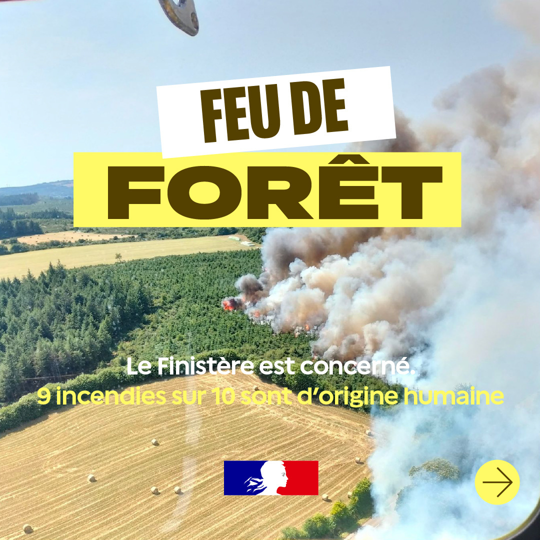 Image de Préfet du Finistère - #FeuxDeForêt |🔥Risque d’incendie : les restrictions sont maintenues dans le Finistère
Malgré la ba