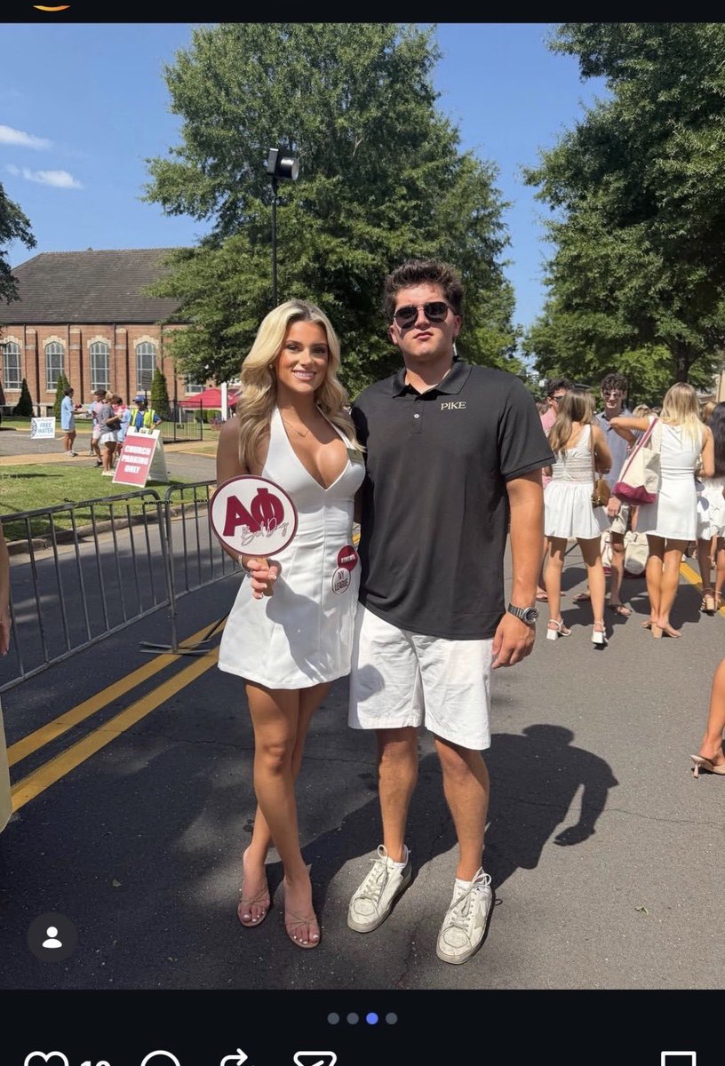 MurrayHillGuy1's tweet photo. College, more so in SEC schools, are its own little bubble. 

Status runs on who’s in what frat (pike in this pic), who throws the best tailgates, and who’s from money (clearly shown by this chuzz) 

Guys like this are top of the food chain on campus. This guy is living life!

But when she graduates and moves to a big city… and meets Chad Thundercock with a finance job and who gives her slight attention… 

It’s over…

But these guys usually do pretty well for themselves they’ll just have a true come down to earth moment eventually.
