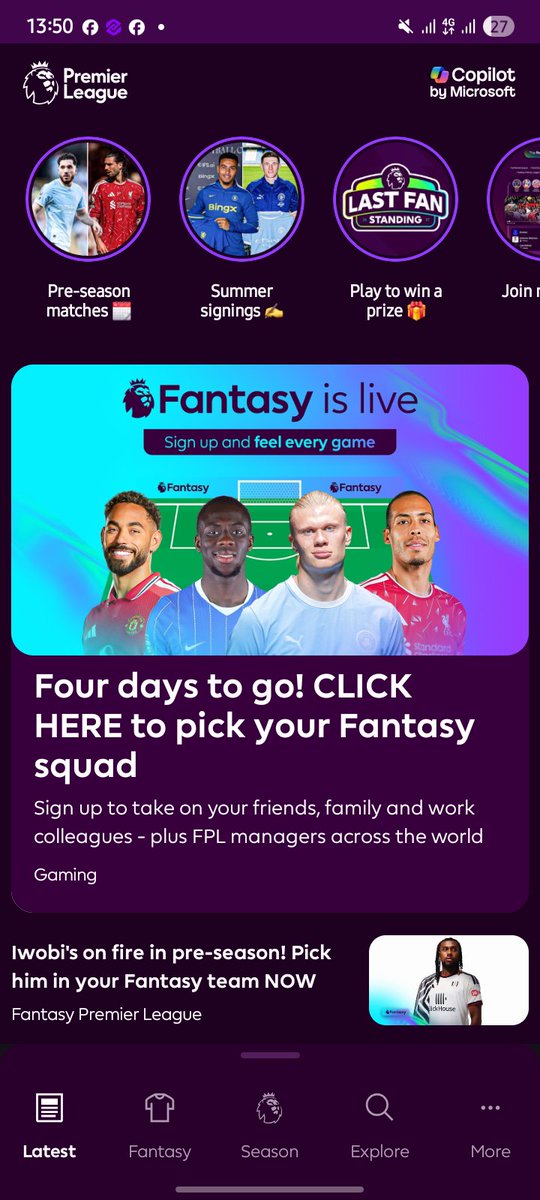 _darkguycosta's tweet photo. HEY GUYSSS

I will be creating a Mini- League for this premier league season, where the top 3 wins something little.

 You dont have to pay any dime or kobo to join. Just ask for the code and make sure you are active. 

PRIZES; 
1ST- 50K 🥇
2ND-30K🥈
3RD- 30K 🥉

N:B, I know this is little but am just doing this for the fan love and the fun of the game. For just the game

REMEMBER YOU DONT HAVE TO PAY ANYTHING!!!

All you have to do is just drop a comment bellow this tweet with your team name team and I will send the code or link to you in the comments. Its for everyone, so nothing like limited spots. 

Thank you 😊 
Do well to like and repost so other people and FPL players can see it