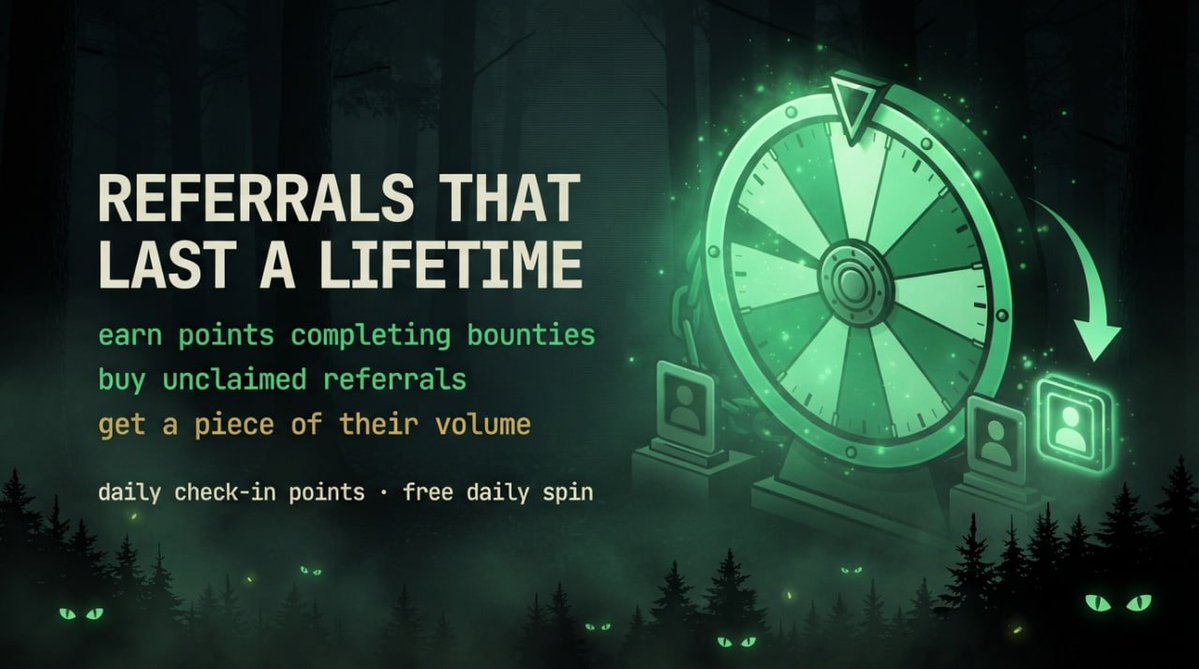 wolfsheadxyz's tweet photo. Most affiliate programmes still pay the biggest accounts first.

At Wolfshead, we built the Den, the first platform that lets you snipe the highest earning referrals on ARC for free.

Every unclaimed referral appears on the Stray Board. Earn Bounty Points for free and use them to snipe those referrals into your team.

That means even if you didn’t bring them onto the platform, you still have a way to earn from the top referrals.

If that wasn’t enough:

👉 Same price for everyone on the launchpad
👉 Worst case is about 2% before migration
👉 Never down 99%
👉 Leverage idle tokens

The Den opens soon, with a surprise gift for the OG ARC traders. Are you ready to be one of the first to join?