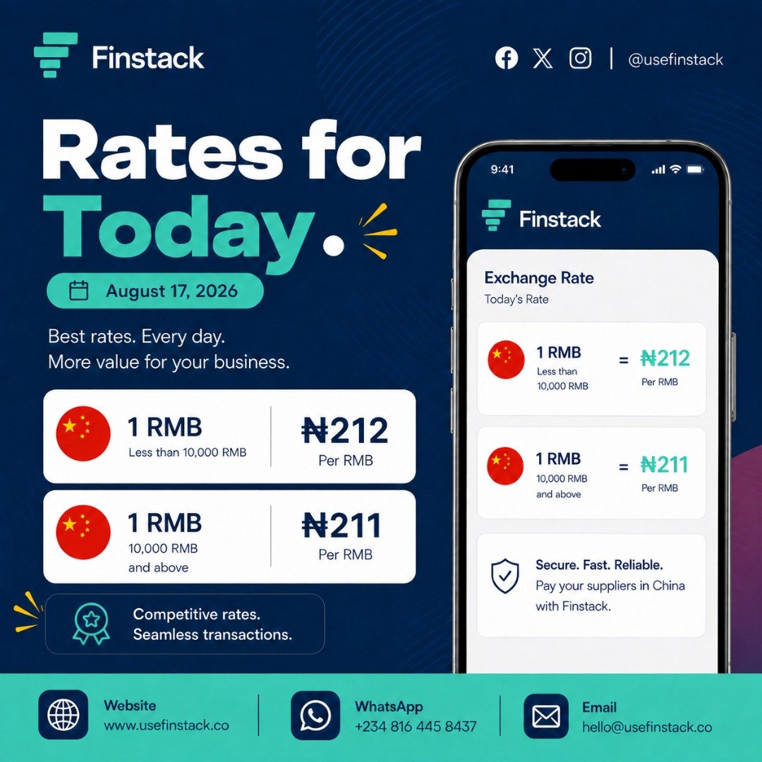 finstackpay's tweet photo. Rmb rate today

#rmb #chinesepayment https://t.co/8mAOJIFYoP