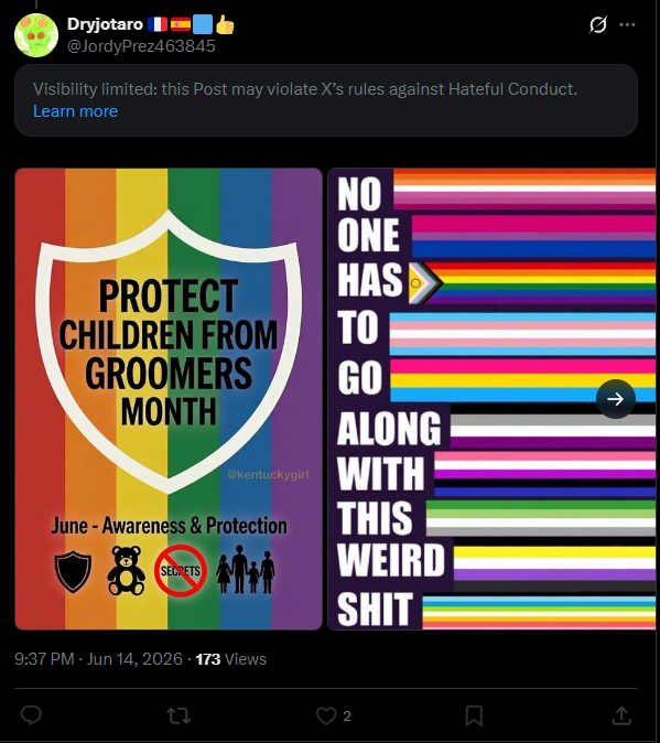 DryJotaroArch's tweet photo. DryJotaro Archive #17
More Homophobia/Transphobia
Thread 🧵
#Undertale #Deltarune #UTDR https://t.co/mu7Uxqr0on