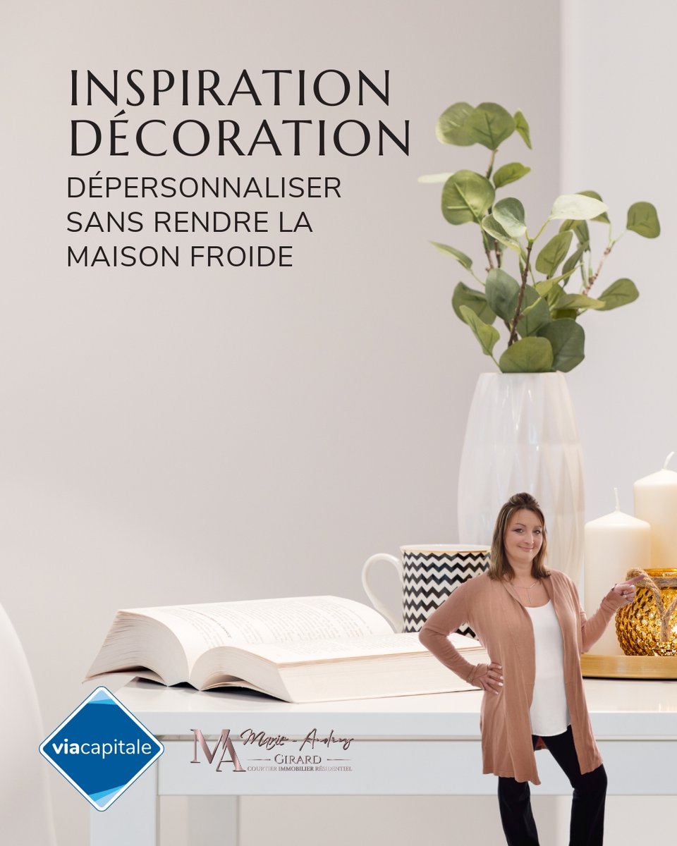 magirard01's tweet photo. Pour vendre, dépersonnaliser sans perdre de chaleur est essentiel, pensez à :
- Retirez les photos personnelles
- Ajoutez des textures chaleureuses
- Désencombrez tout en gardant une atmosphère accueillante. 

Une maison bien équilibrée attire l'œil! https://t.co/BGK4zH1nP3