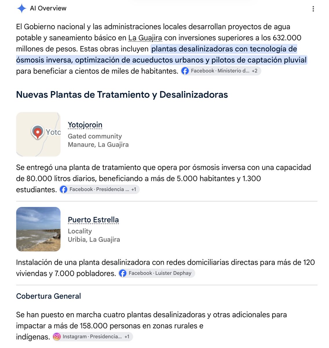 ColombianUser's tweet photo. @TomasCarvan @heidy_up Seis cientos treinta y dos mil millones de pesos en plantas desalinizadoras. Si eso no ayudado entonces no se me ocurre cómo más. https://t.co/vImQ3sm1rf