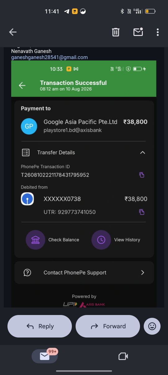 mr99484's tweet photo. "Sir, please understand my situation, I am under a lot of stress. I purchased the $50,000 Starter account for ₹38,800 on August 10, 2026, through Google Play from Xybit Inc, and the payment was successful via PhonePe (Transaction ID: GPA.3307-8262-8550-06533). It has been 9 days, and I still haven't received the account. I trusted you and bought it, please help me finalize this today."
@thefundedroom