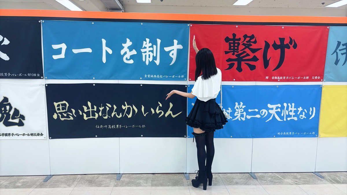 chikac_55s's tweet photo. 友達と推し活アフタヌーンティー行ってきました！✨
たまたま立ち寄った百貨店でハイキューの巨大物販してたので，国見ちゃんとしらぶんのぬいお迎えしました！💕 https://t.co/Vng7gMFzL0