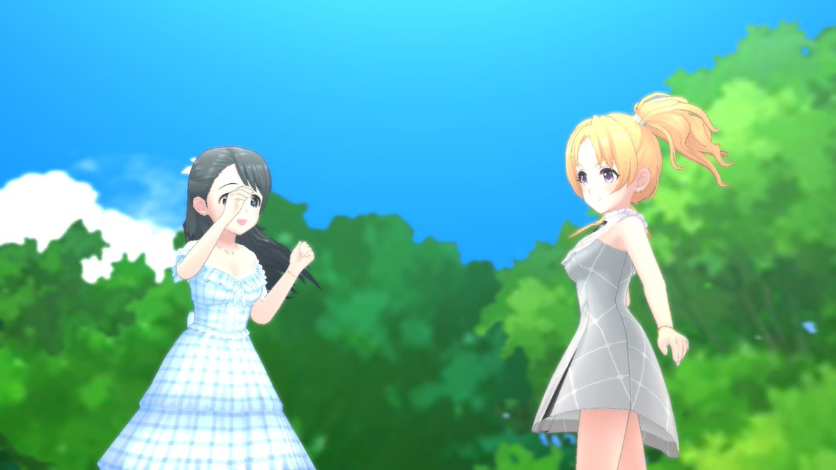 nidosuke's tweet photo. デレステのデートMVすき🩵💜
#コンフィデンス・サマー
#桐生つかさ
#栗原ネネ https://t.co/RlI3HKlhnK