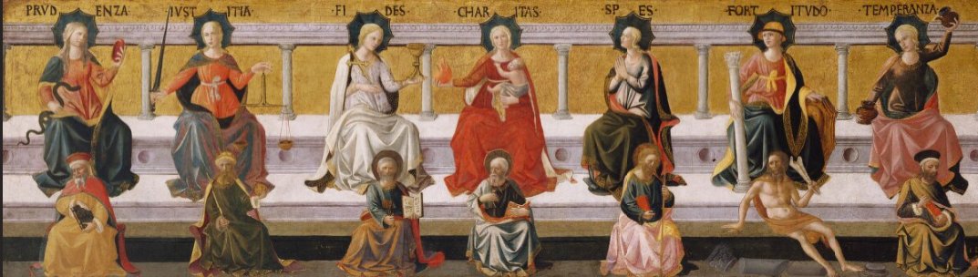 Yotler1's tweet photo. St. Peter, St. James and St. John represented faith, hope, and charity, virtues necessary for heaven. Christ's Transfiguration prefigured heaven and prepared them for His Passion. Yet, St. John alone persisted up to Christ's death, just as charity alone will remain in heaven. https://t.co/ud9iJxAoe0