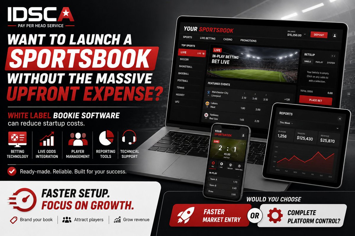 IdscaPph's tweet photo. 🚀 Want to launch a sportsbook without building everything from scratch?

White label bookie software can give operators ready-made betting tech, odds integration, player management, reporting &amp; support.

👉 https://t.co/PZ8ecz0zl5

#Sportsbook #iGaming #SportsBetting https://t.co/ERFeaDLZnZ