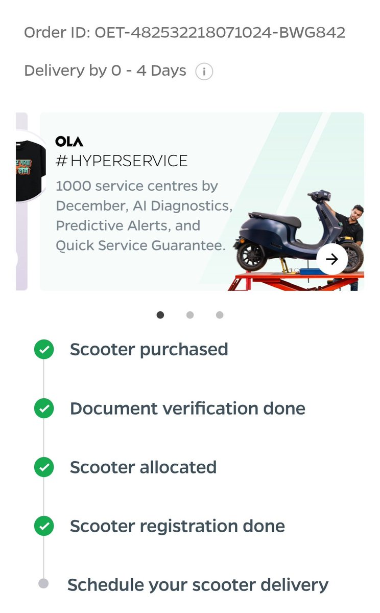 Mitulbu's tweet photo. 🚨 Ola S1X:Dead on Delivery→repair forced over replacement/refund→battery issue again at delivery→cancelled after 70+ days.
Need confirmed RTO cancellation, compensation for financial loss &amp; mental harassment.
@OlaElectric @bhash @nch1915 @jagograhakjago @consaff
#OlaElectric https://t.co/UZAkUtPsQ4