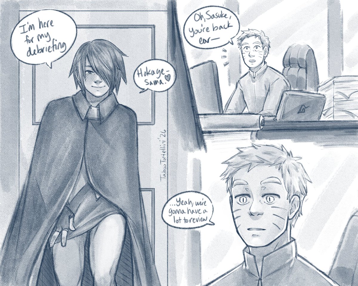tabootortellini's tweet photo. A little post-mission surprise, from Sasuke 💜 #narusasu https://t.co/MgYia9tFNz